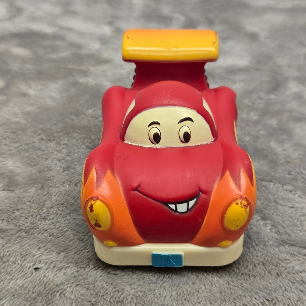 B. Toys Wheeee-ls! Red Race Car Flame Graphics Number 28 Soft Toy Vehicle